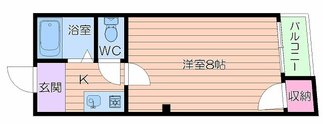 ル・パラ九条の間取り
