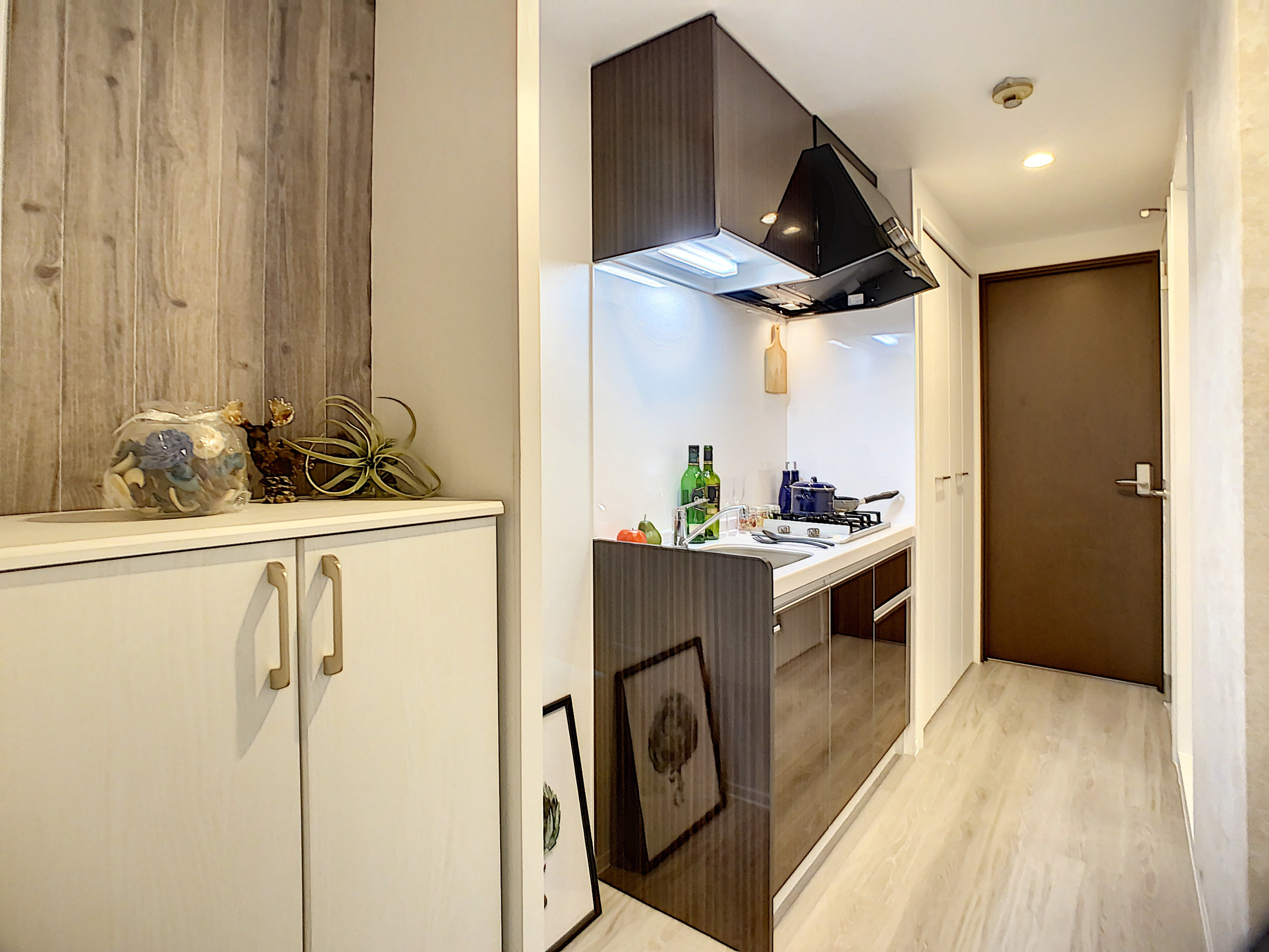 中崎町ハイツの玄関|きれいな玄関です