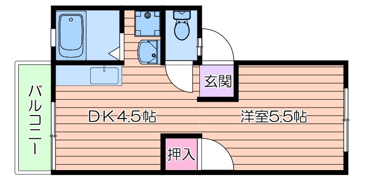メゾン尾上の間取り