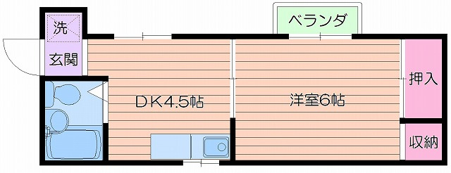 第三双葉荘の間取り