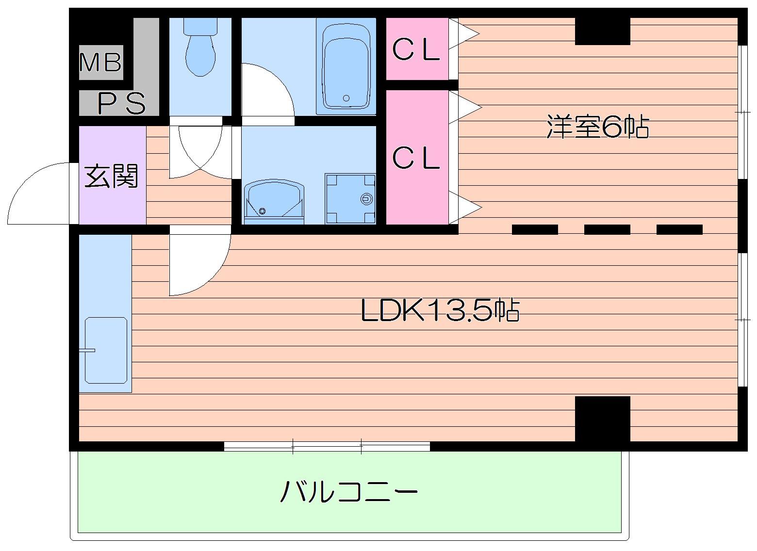 老松コープの間取り