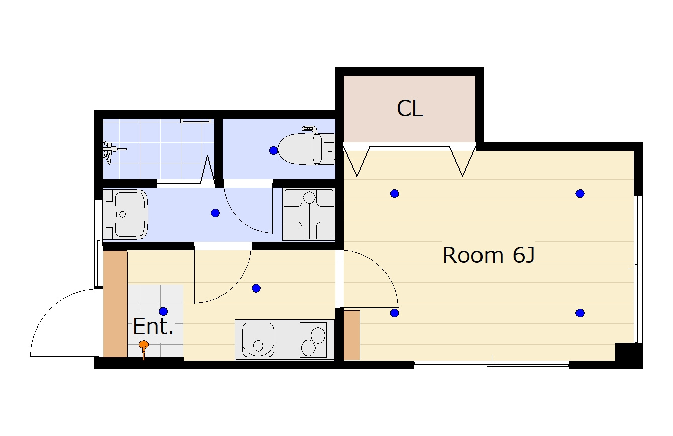 第二下前マンションの間取り