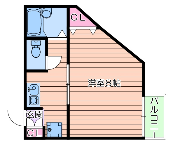 ライフハイム須賀の間取り
