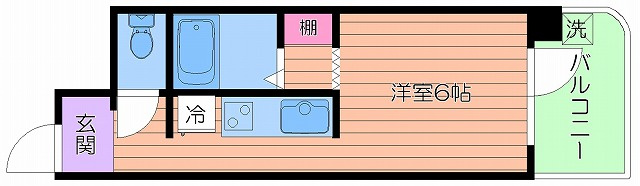 朝日プラザ都島北通タウンルームの間取り