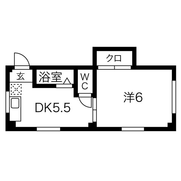 第二下前マンションの間取り