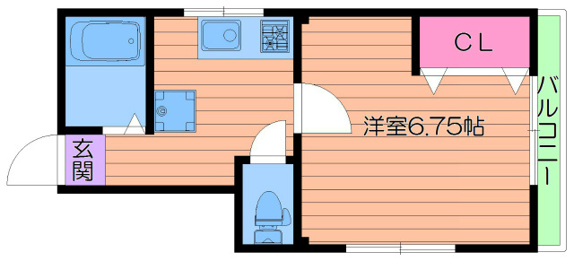 第三双葉荘の間取り