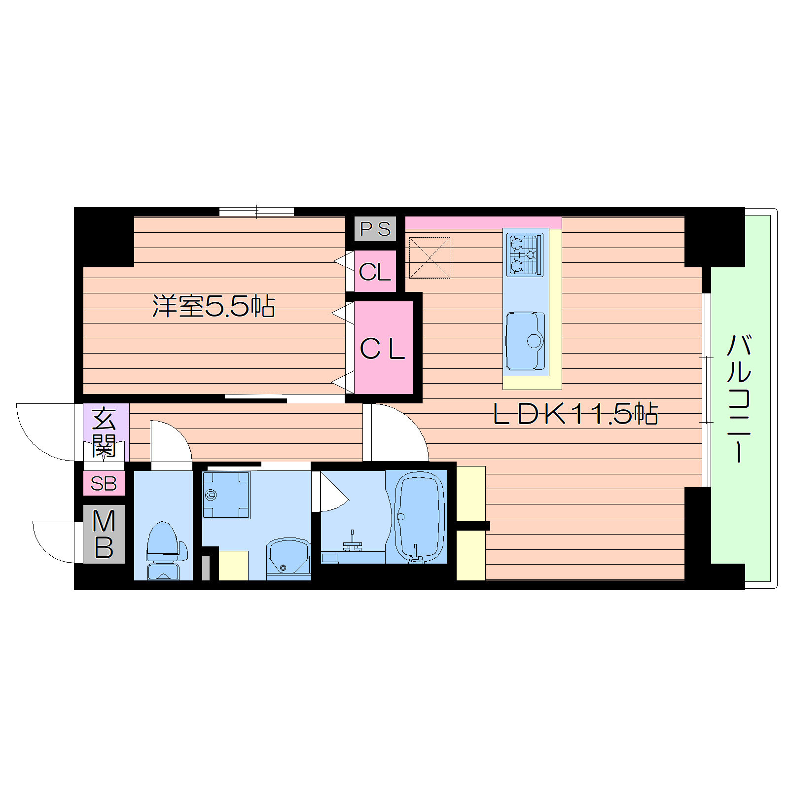 スプレンダースマイルの間取り