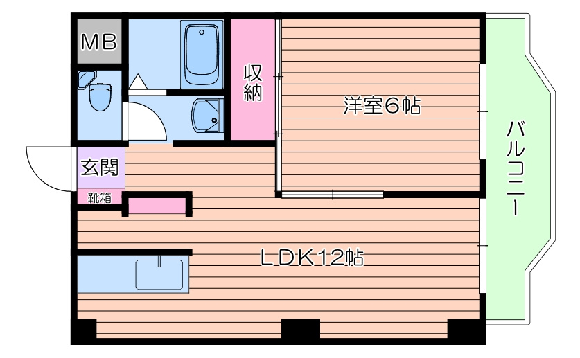 マルビシマンション末広町の間取り