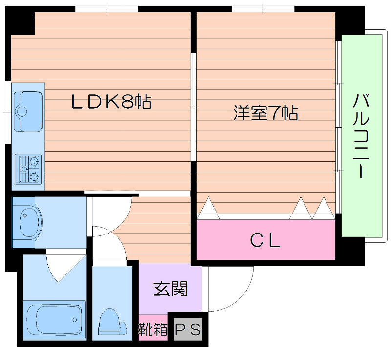 畑中マンションの間取り
