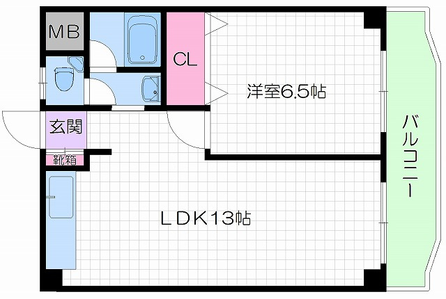 マルビシマンション末広町の間取り