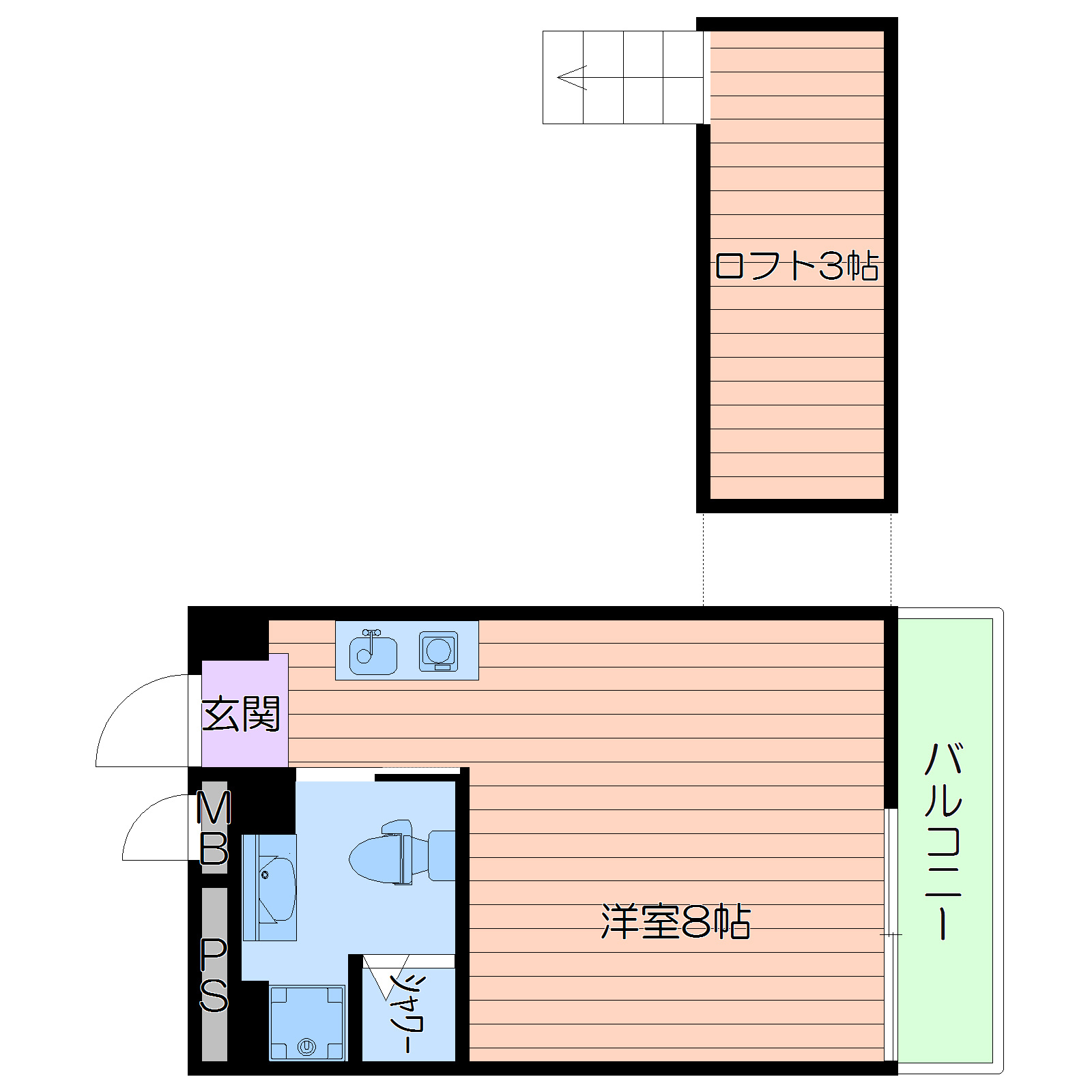 バークフォルムの間取り