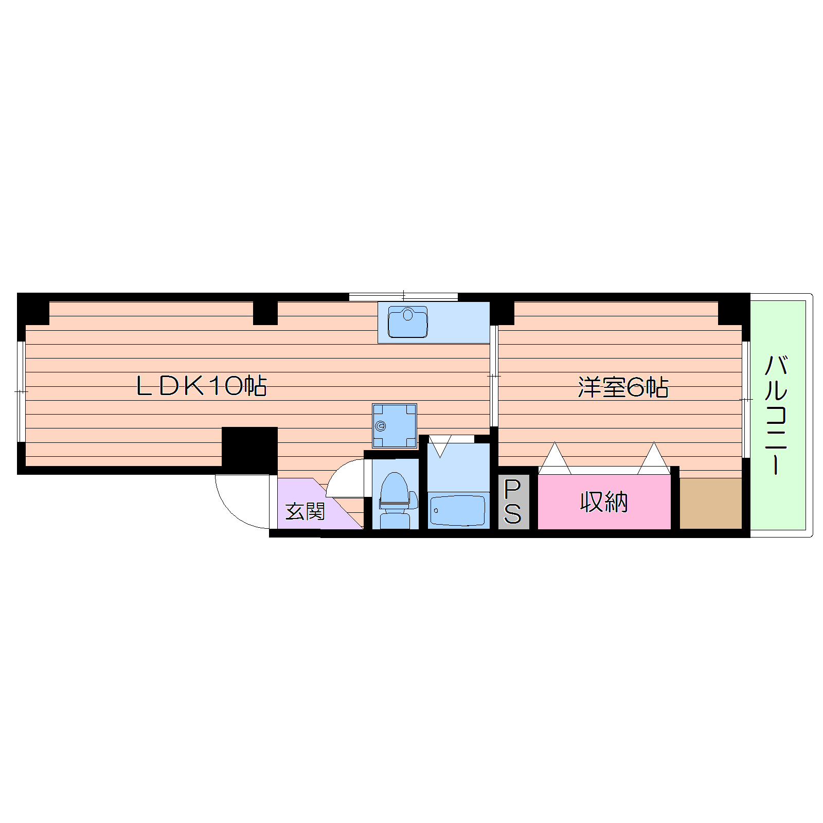 池田マンションの間取り