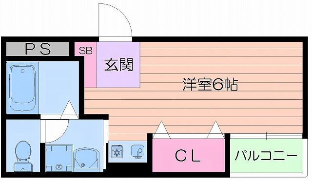 ハイツプルニエの間取り