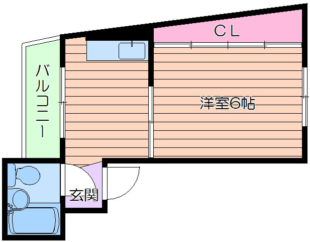 オレンジハイツの間取り