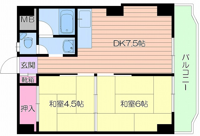 マルビシマンション末広町の間取り