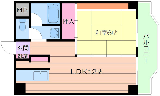 マルビシマンション末広町の間取り