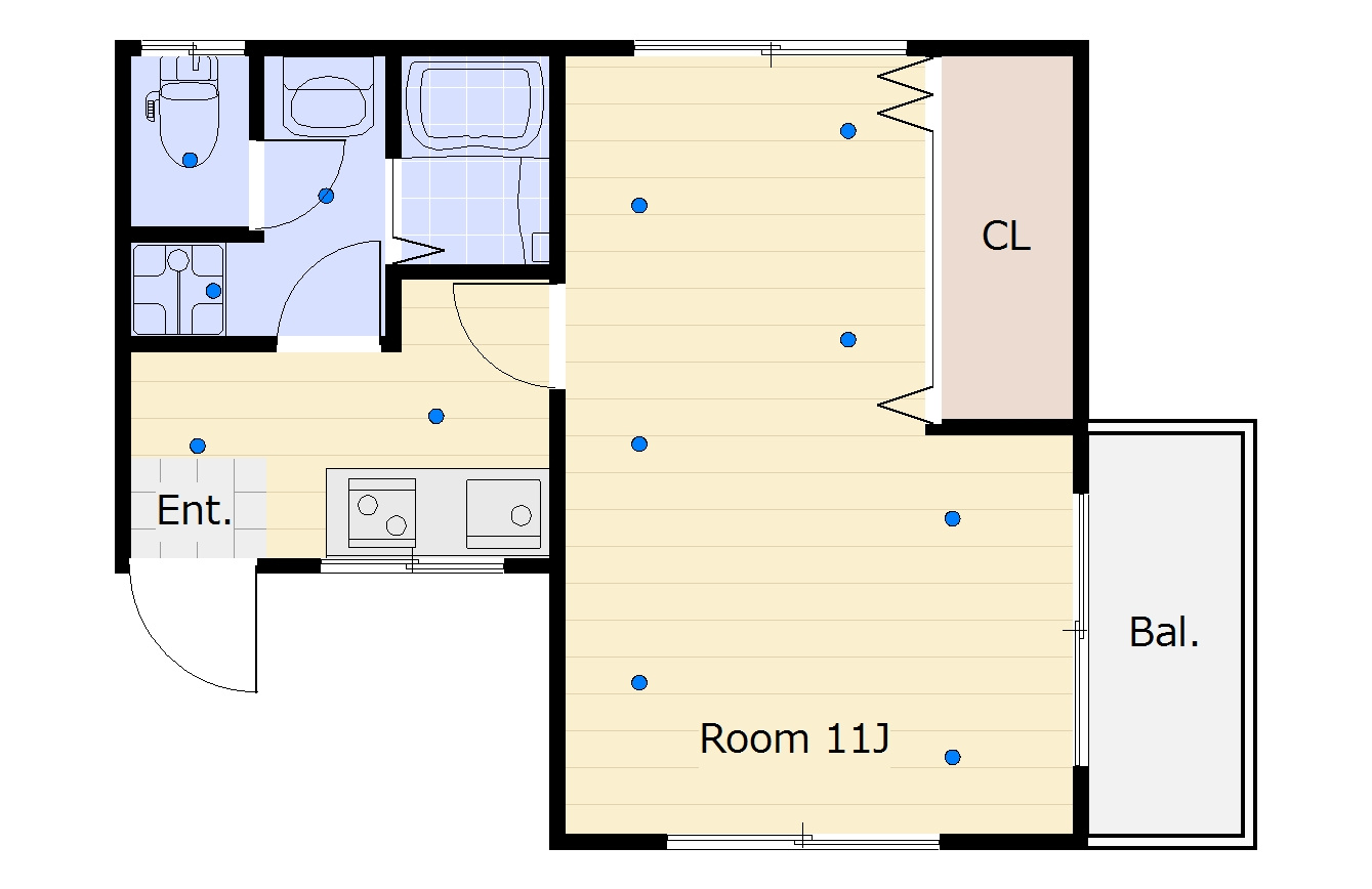 第一下前マンションの間取り
