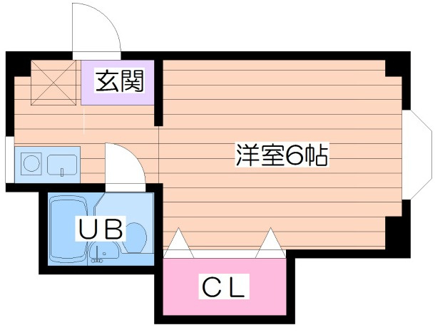 サカエマンションの間取り