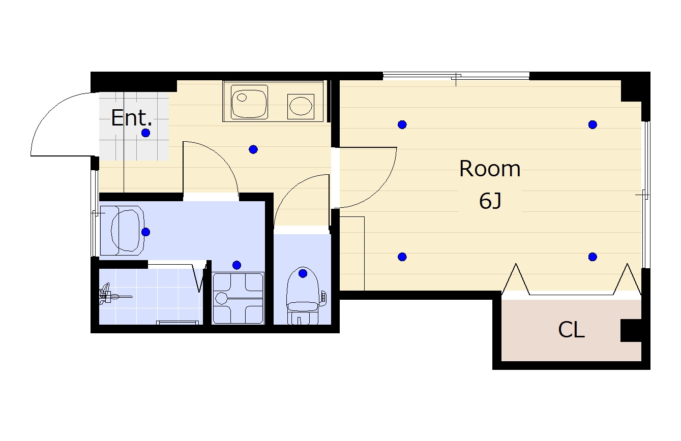 第二下前マンションの間取り