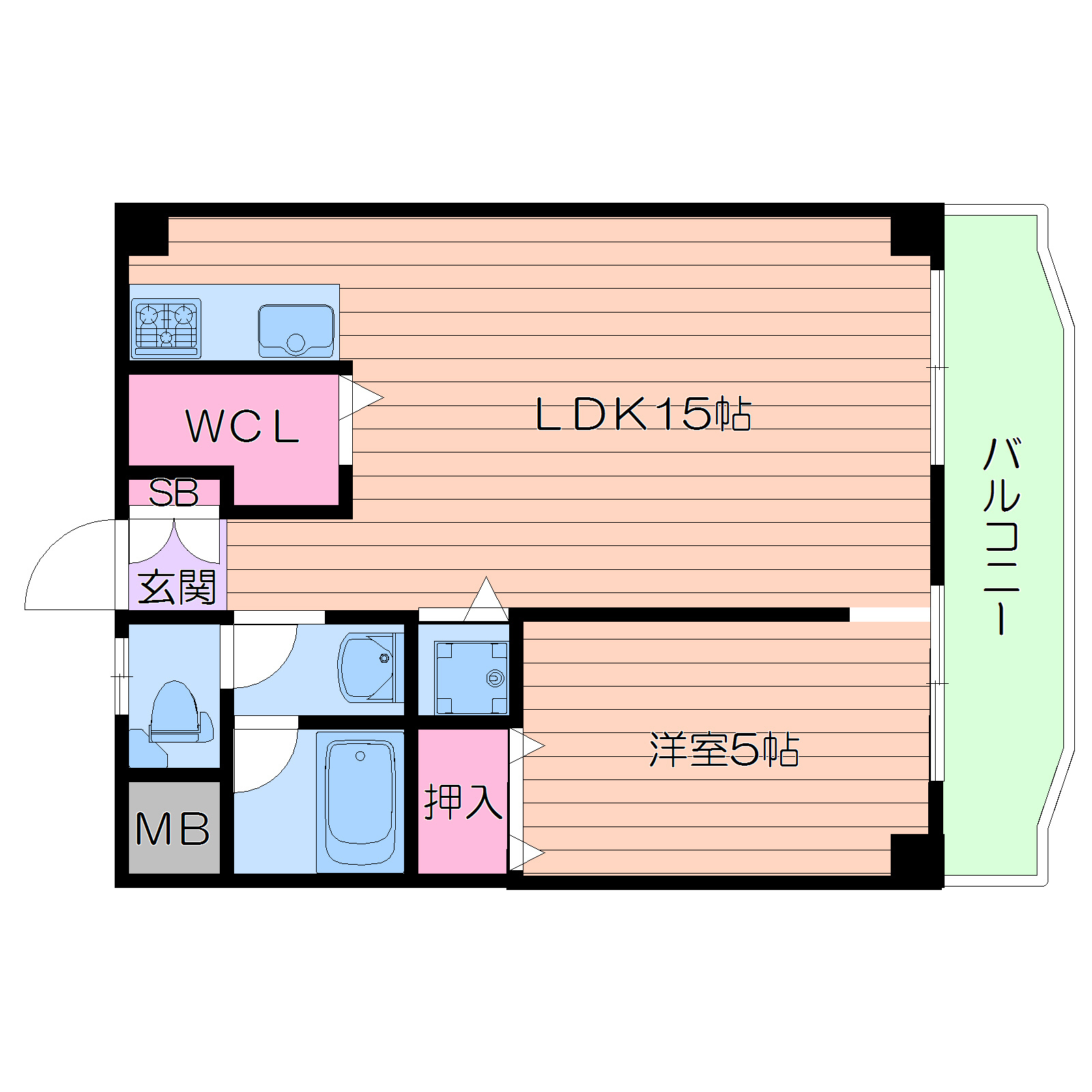 マルビシマンション末広町の間取り