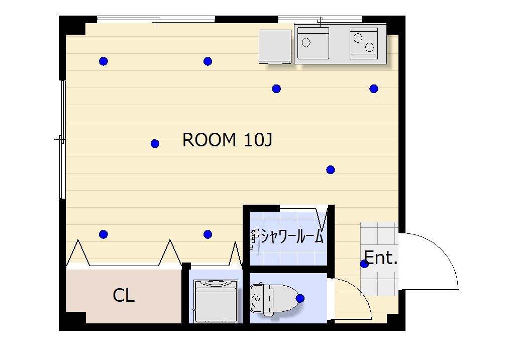 マンション青い鳥の間取り