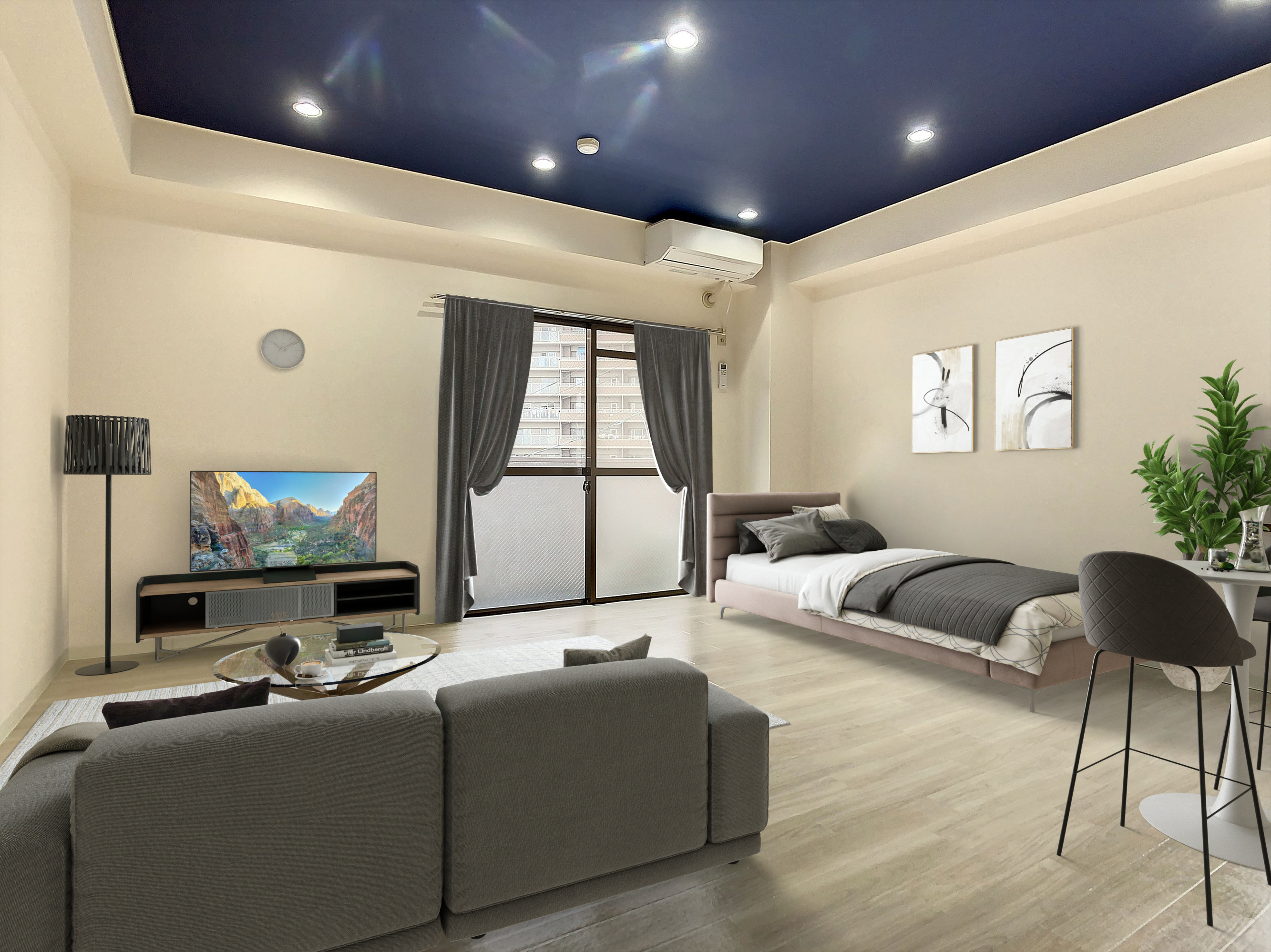 SUNLIFEの居間・リビング