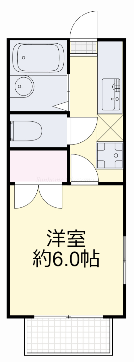 SAMAX AVENUEの間取り