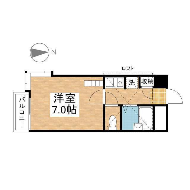 アップルハウス十日市の間取り