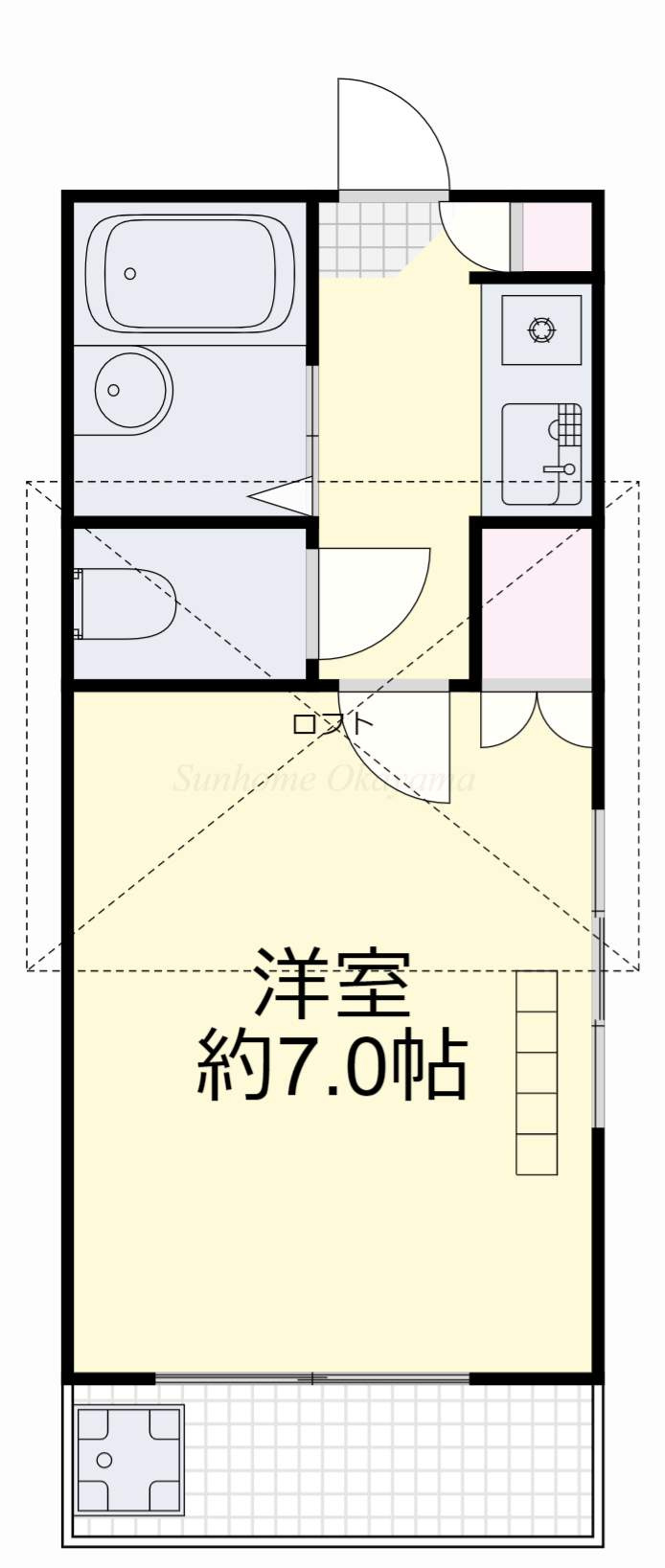 Re'cente614の間取り