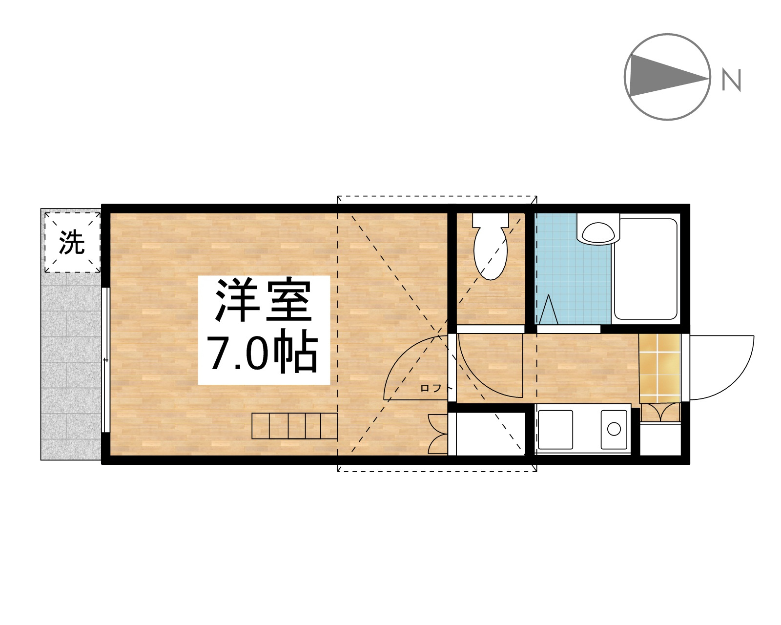 Re'cente614の間取り