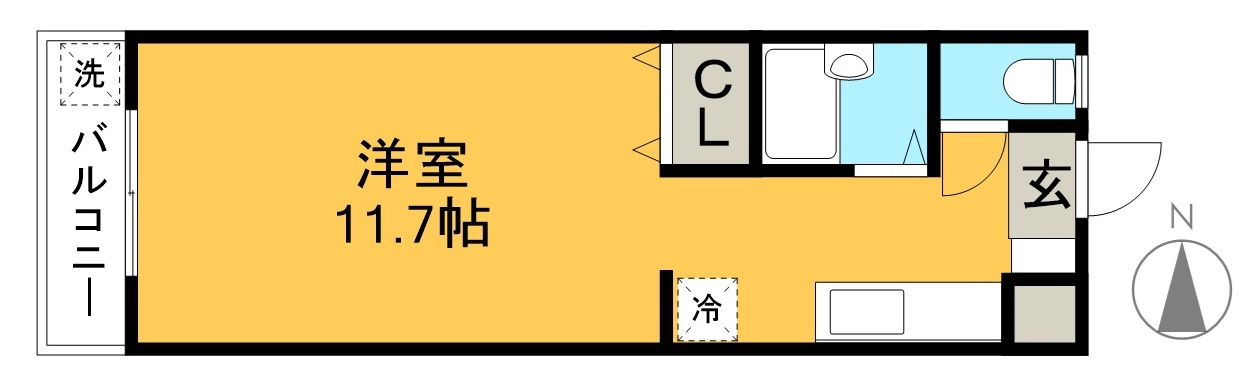 ユニバーシティハウスの間取り