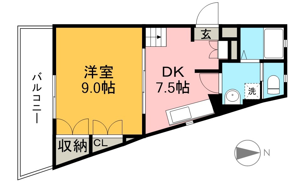 FioreGialloの間取り