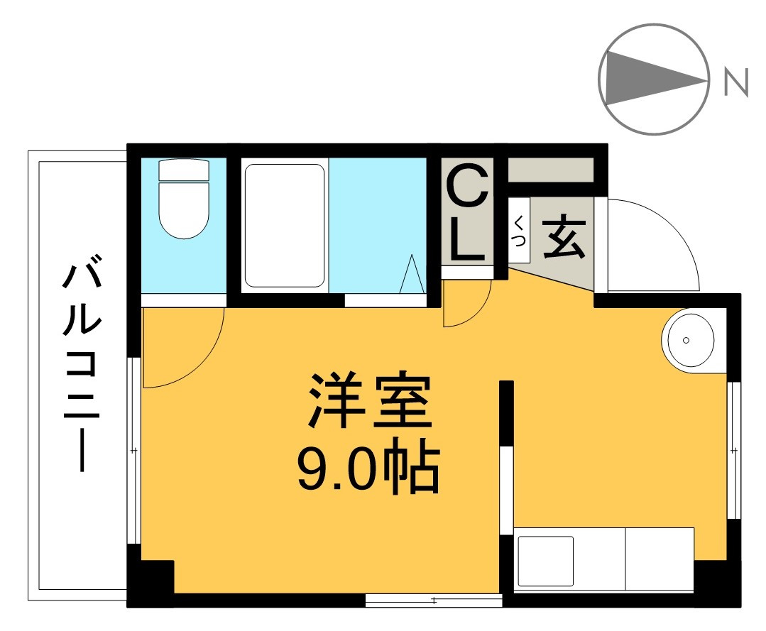 レジデンス上町の間取り