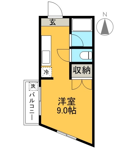 リバーハイツの間取り