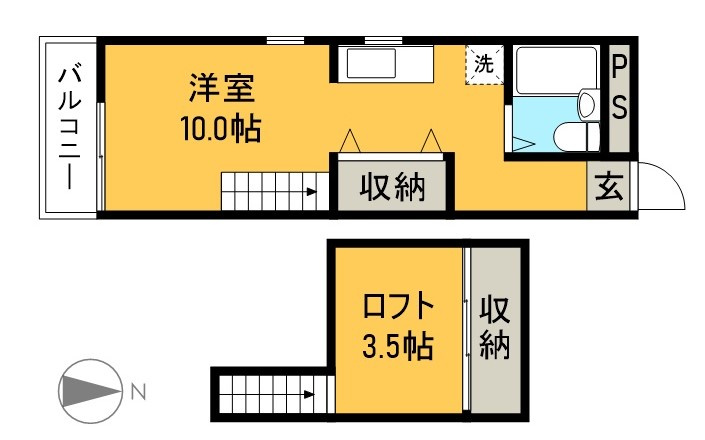シャポーAPの間取り