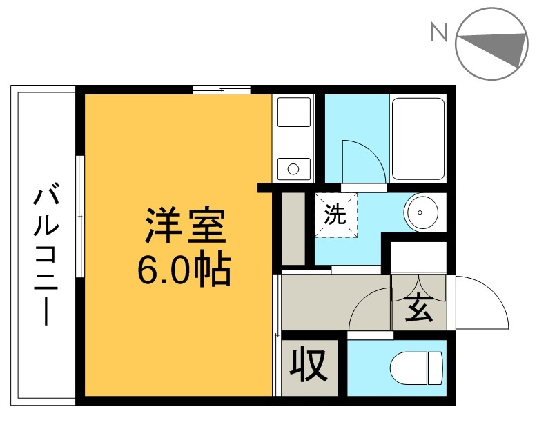 多賀ハイツの間取り
