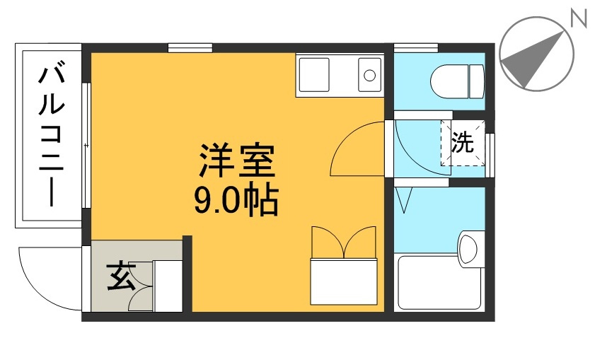 ヴィーゼ薊野の間取り