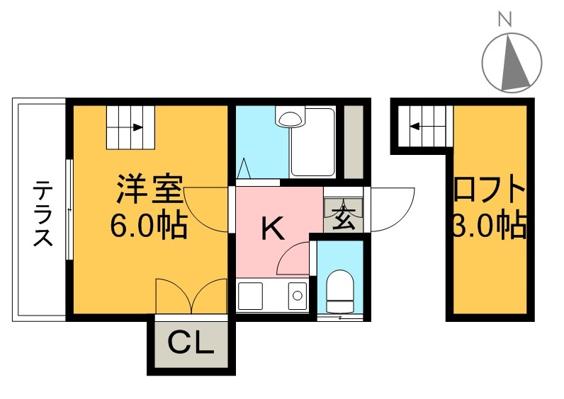 STハウスⅡの間取り