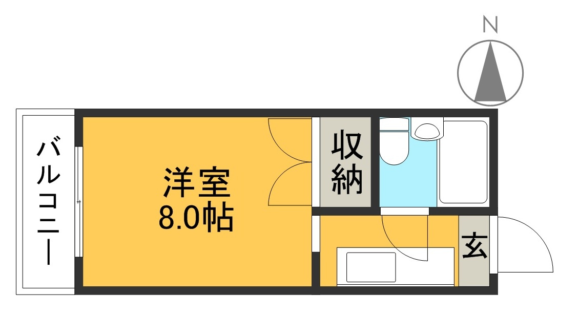 コーポ相生の間取り