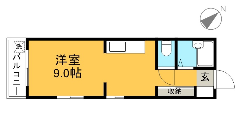 池田コーポの間取り