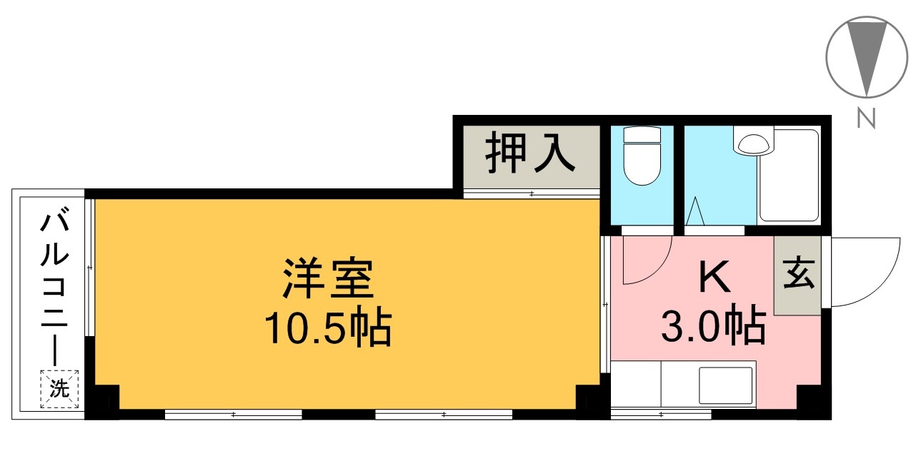 ハイツ15の間取り