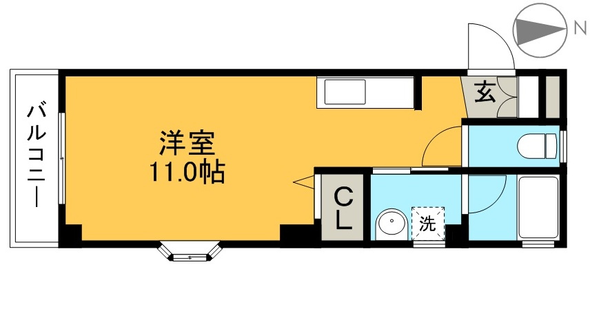 パークサイド宝永の間取り