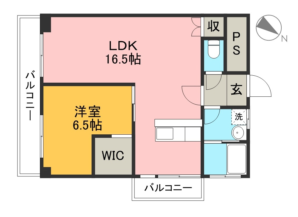 コーポ山﨑の間取り