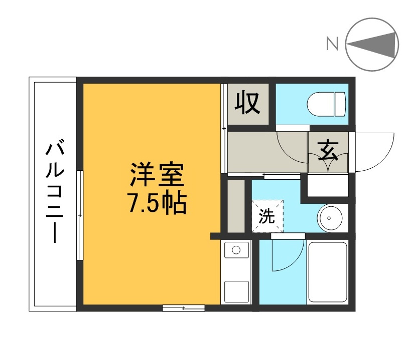 多賀ハイツの間取り