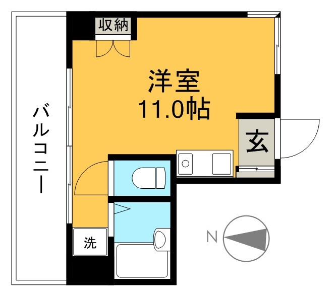 ヴィラ・アンソレイエ梅ノ辻の間取り
