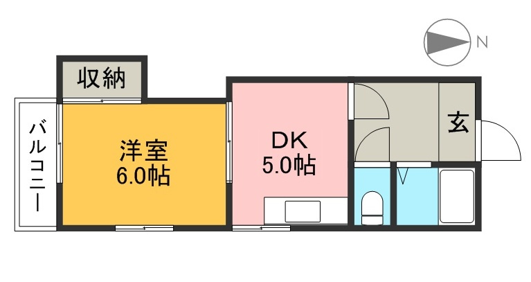 ハイツサンバードの間取り