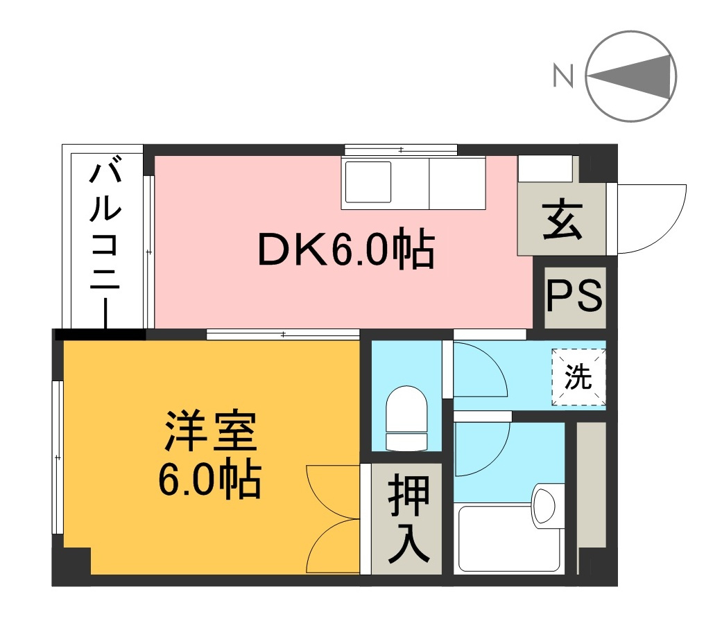 ルミナス与力の間取り