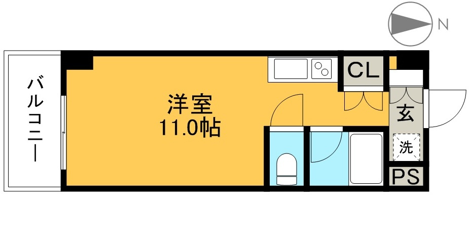 アドヴァンス610の間取り