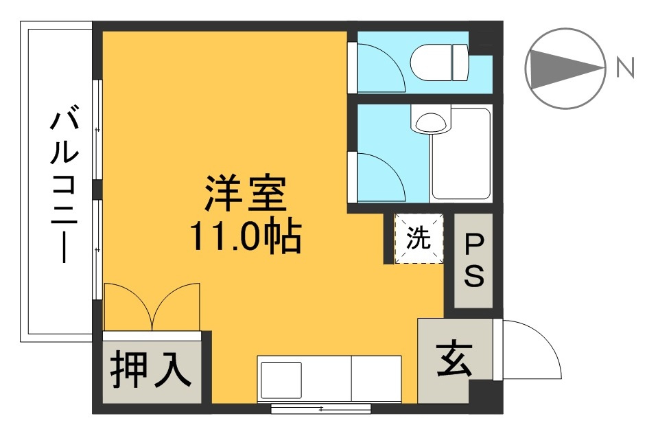 ルミナス与力の間取り