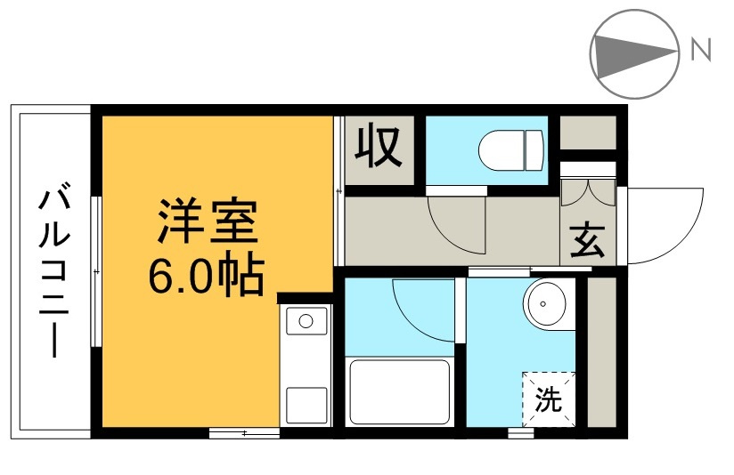 多賀ハイツの間取り